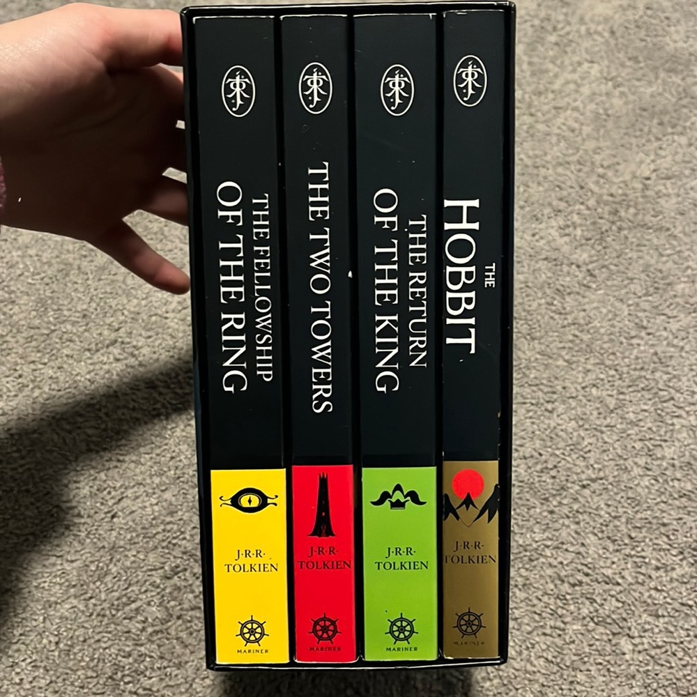 The Hobbit and The Lord of the Rings complete 4 book series
